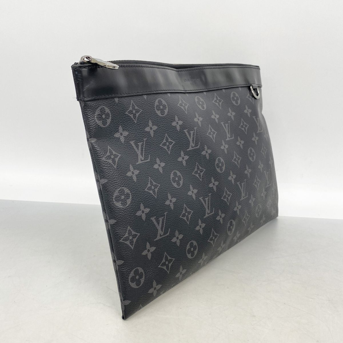 Louis Vuitton Clutch Monogram Eclipse Pochette Discovery Black — view 2