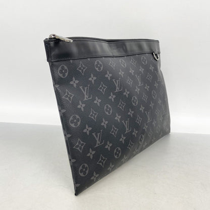 Louis Vuitton Clutch Monogram Eclipse Pochette Discovery Black — view 2