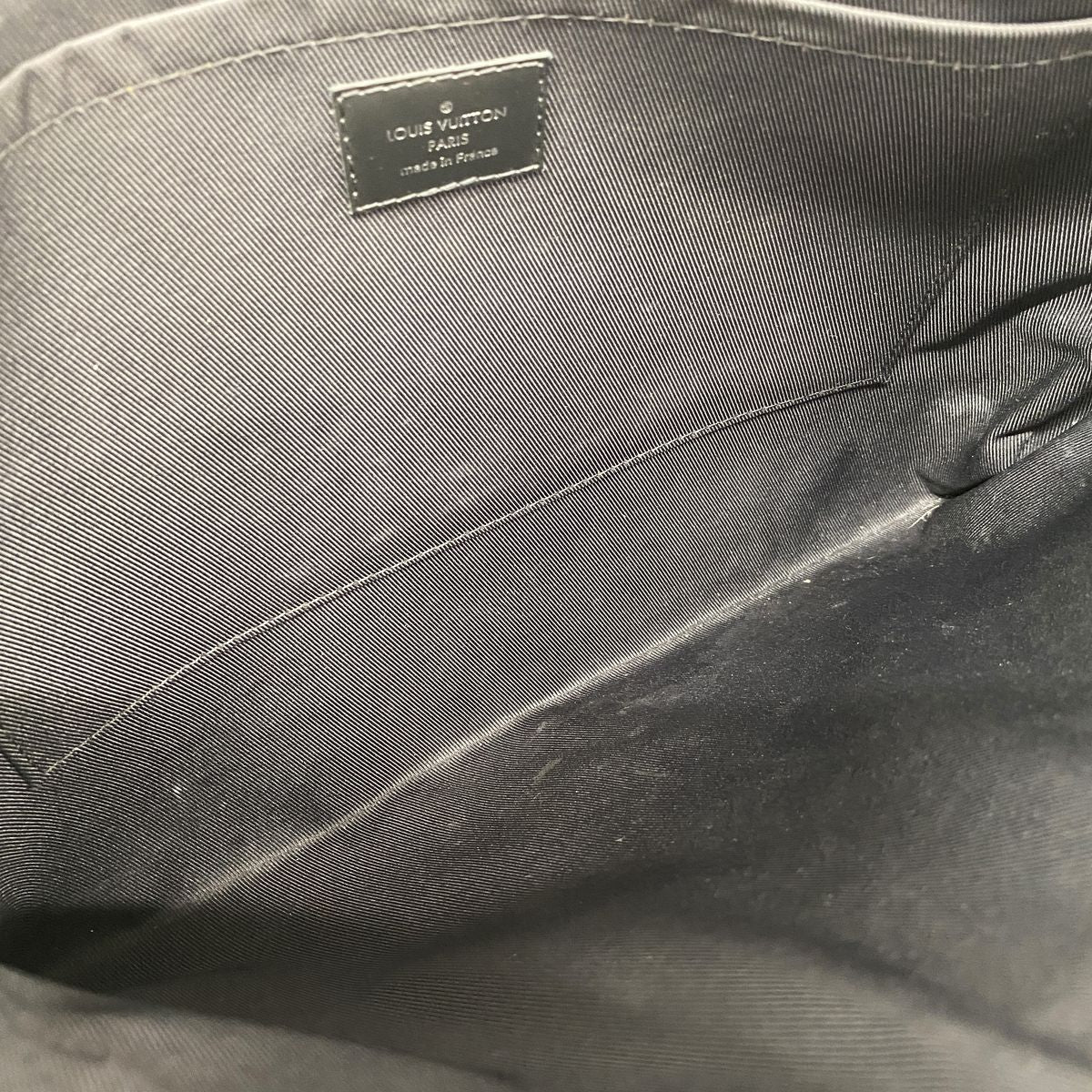 Louis Vuitton Clutch Monogram Eclipse Pochette Discovery Black — view 4