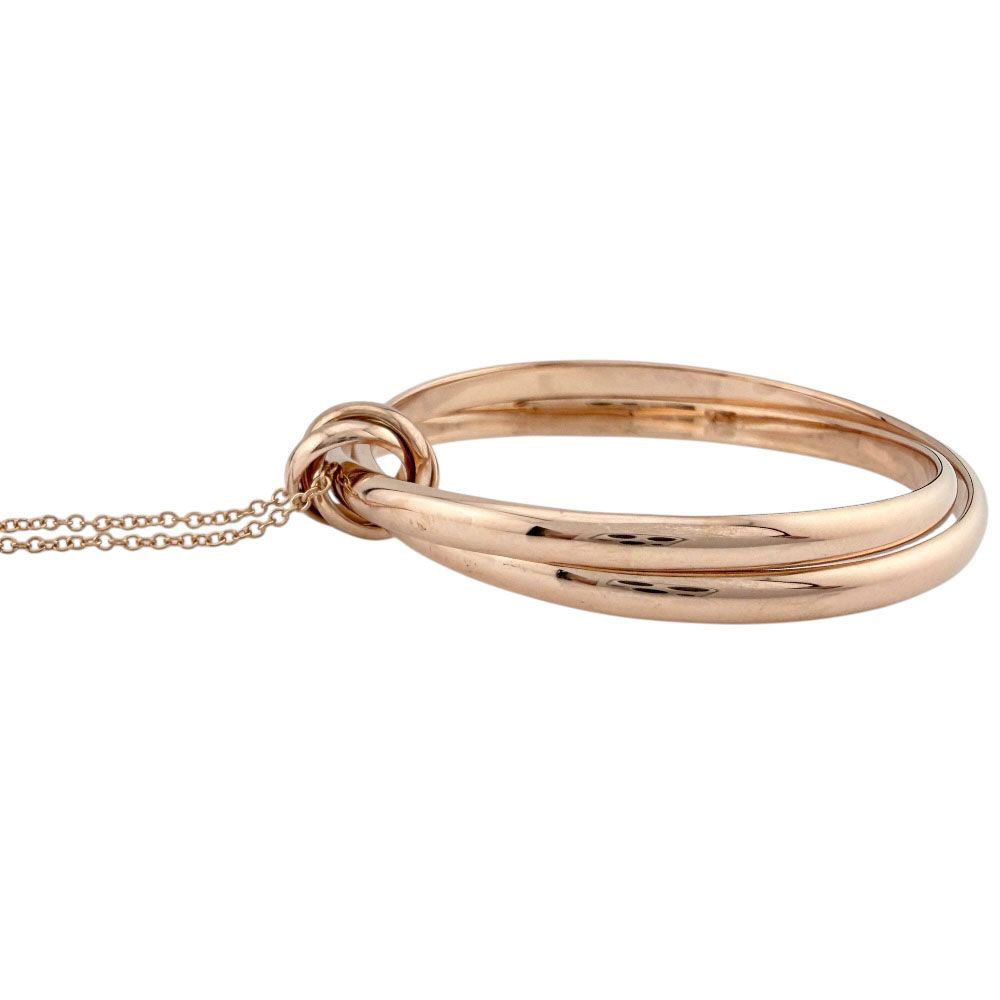 Tiffany & Co Paloma Melody Circle Necklace 18k Pink Gold — view 4
