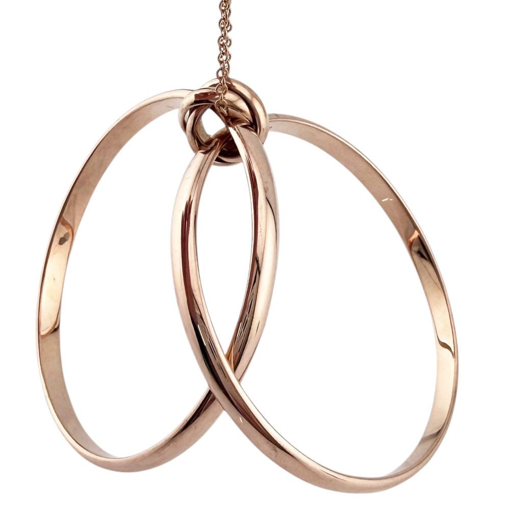 Tiffany & Co Paloma Melody Circle Necklace 18k Pink Gold — view 5