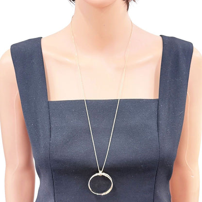 Tiffany & Co Paloma Melody Circle Necklace 18k Pink Gold — view 3
