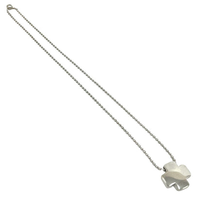 Tiffany & Co Vintage Roman Cross Ball Chain Necklace 925 Sterling Silver — view 6