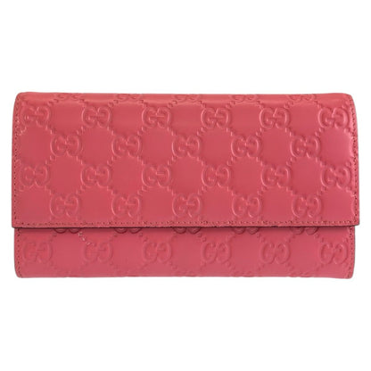 Gucci Guccissima Pink Leather Wallet