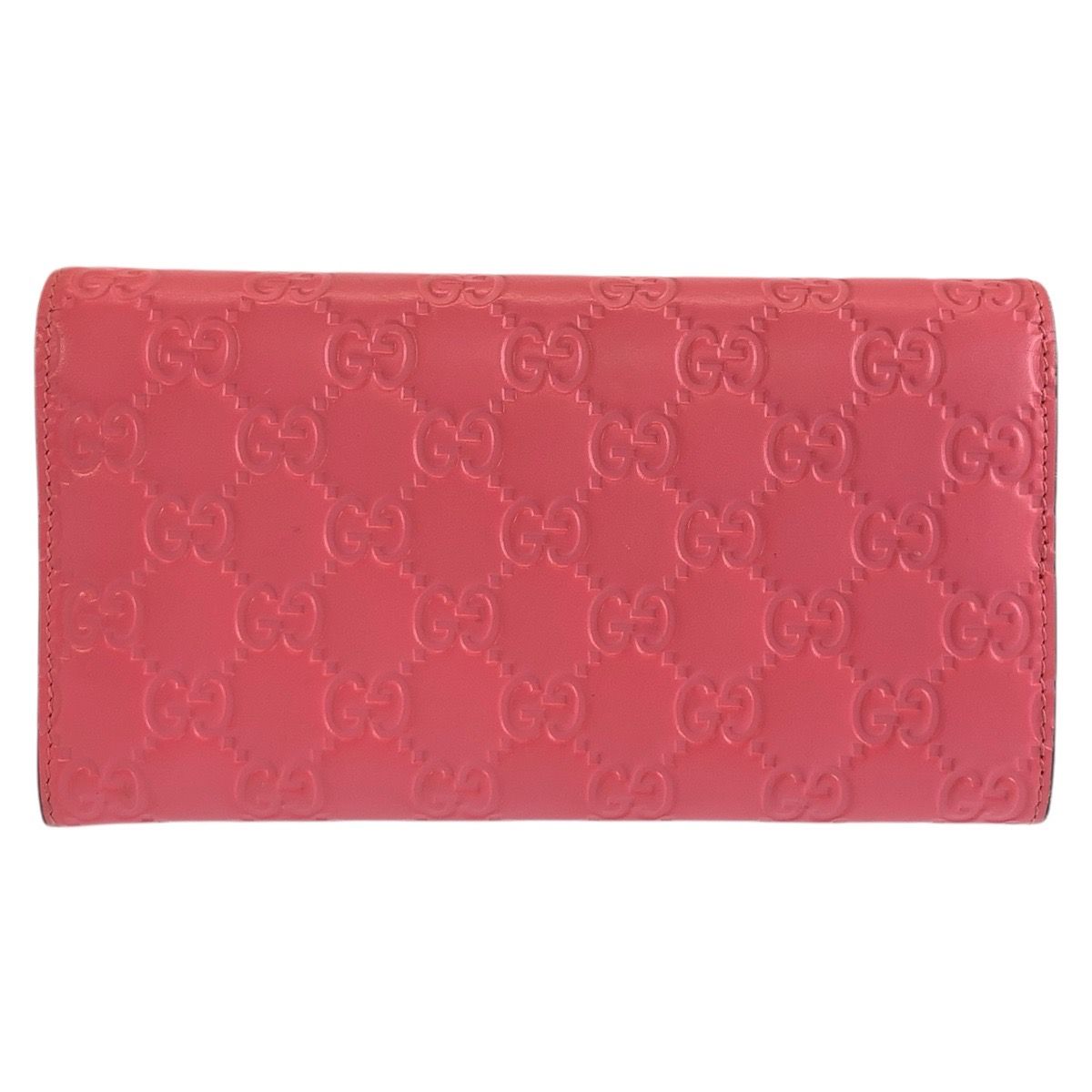 Gucci Guccissima Pink Leather Wallet — view 2