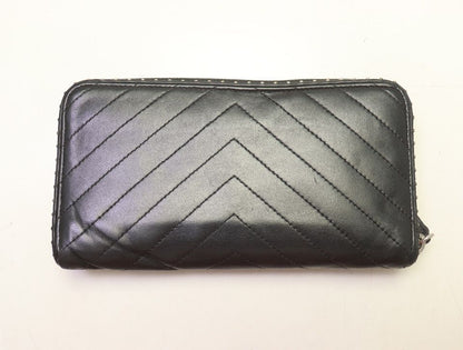 Chanel V-stitch Studs Lambskin Zip Around Wallet — view 2