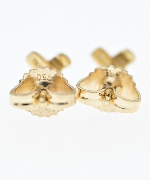 Tiffany & Co Cross Stitch Earrings 18k Yellow Gold 750 New — view 2