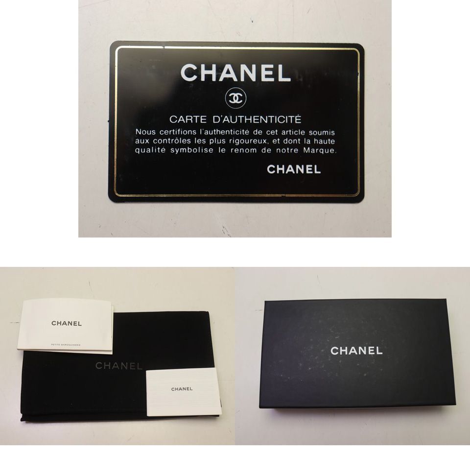 Chanel V-stitch Studs Lambskin Zip Around Wallet — view 8