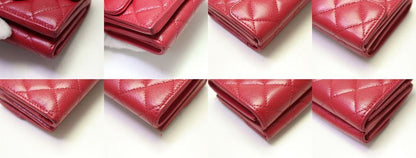 Chanel Quilted Caviar Leather Trifold Wallet — view 5