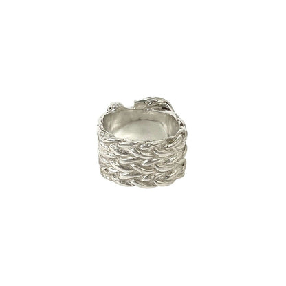 Hermes Vintage Diane Ring 925 Sterling Silver — view 6