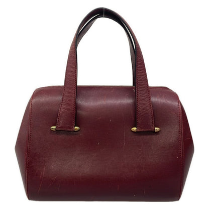 Cartier Handbag Must Line Bordeaux Mini Boston Leather