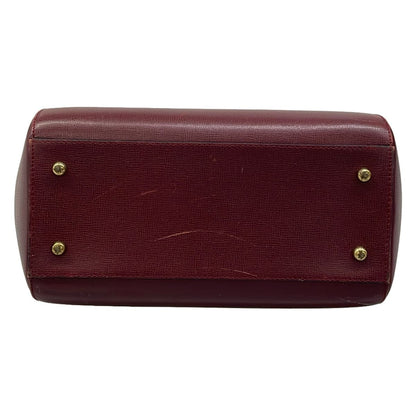 Cartier Handbag Must Line Bordeaux Mini Boston Leather — view 5