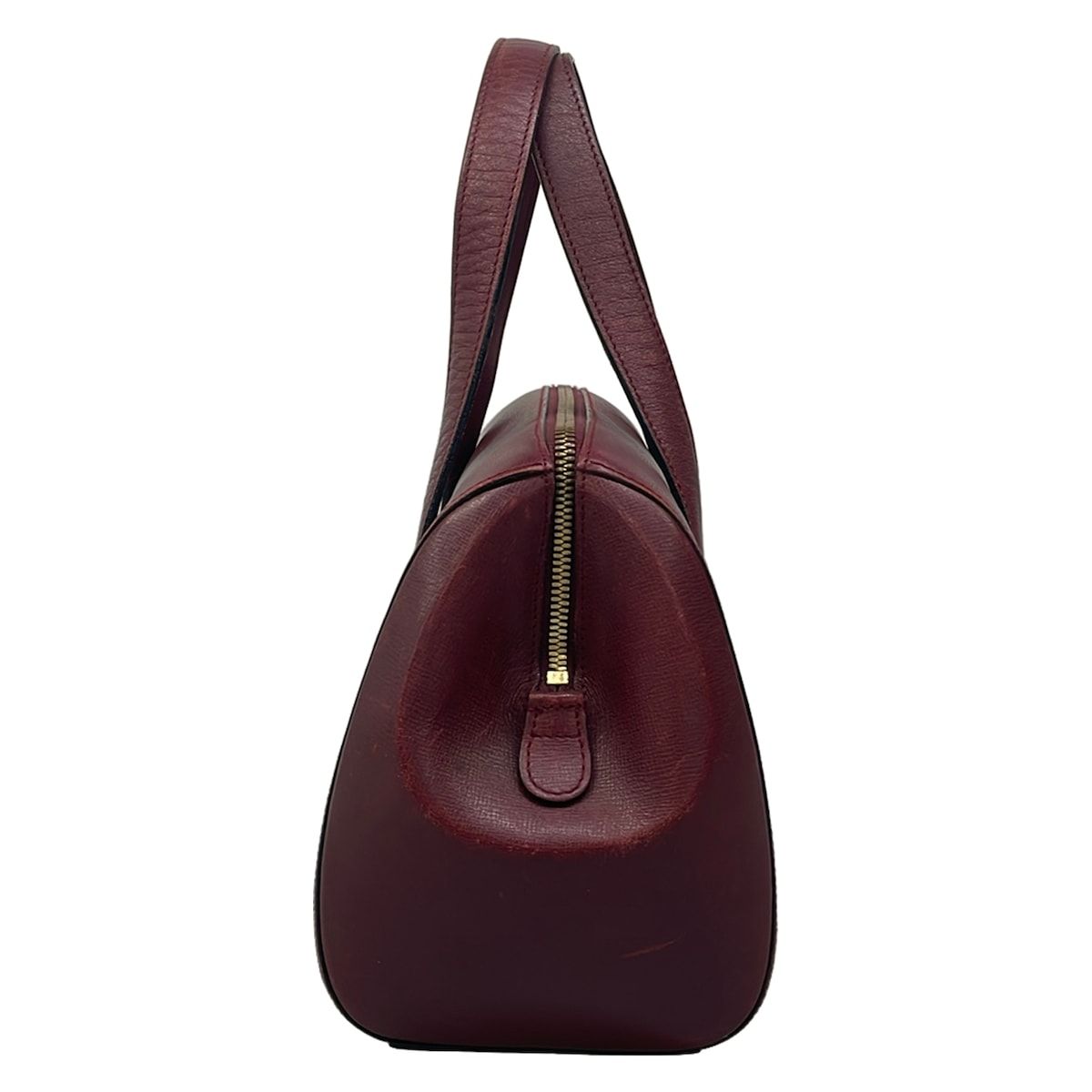 Cartier Handbag Must Line Bordeaux Mini Boston Leather — view 4
