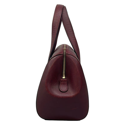 Cartier Handbag Must Line Bordeaux Mini Boston Leather — view 4