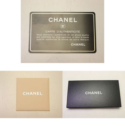 Chanel CC Logo Caviar Leather Zip Around Wallet — view 8