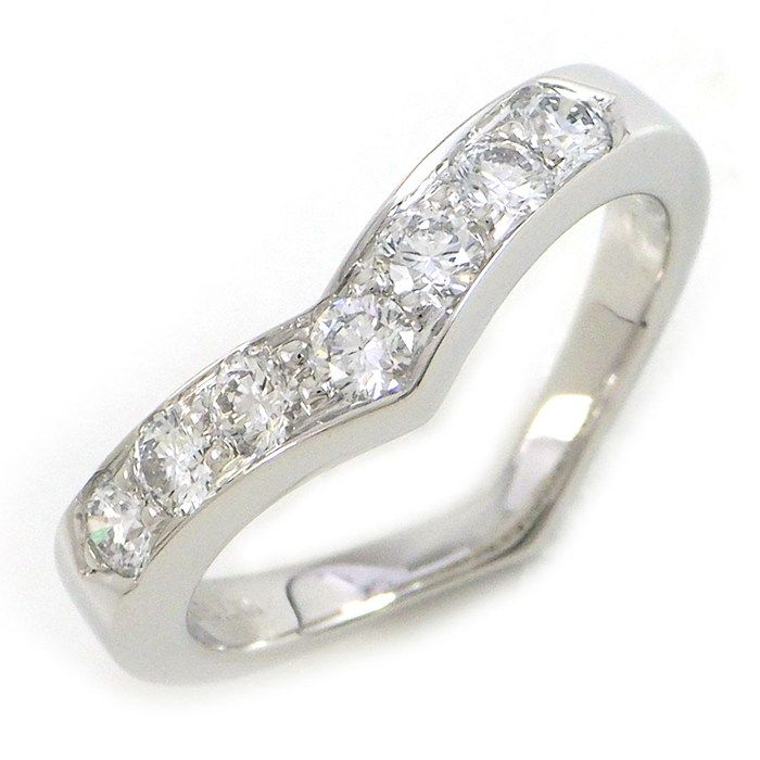 Tiffany & Co Ring Band Half Circle Eternity Diamond
