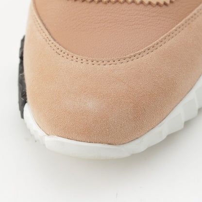 Hermes Leather Suede Bouncing H Logo Sole Low Top Sneakers Beige Pe Roulis No — view 8