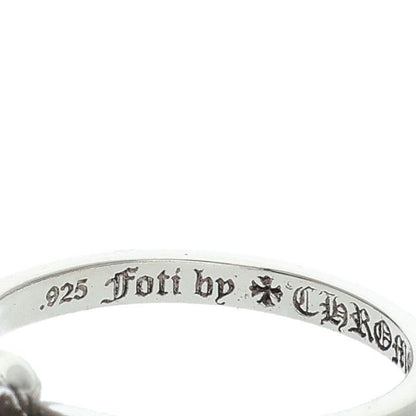Chrome Hearts Bubblegum Foti Cross Ball Silver Ring — view 3