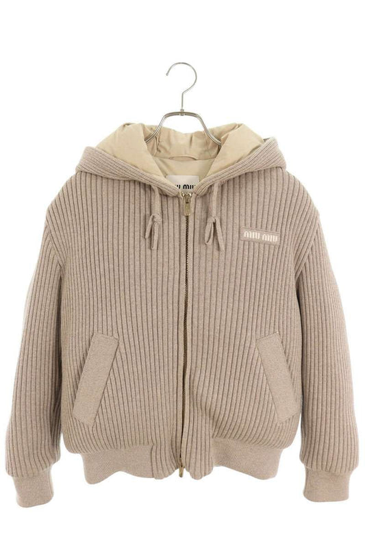 Miu Miu Knit Zip Up Jacket 36