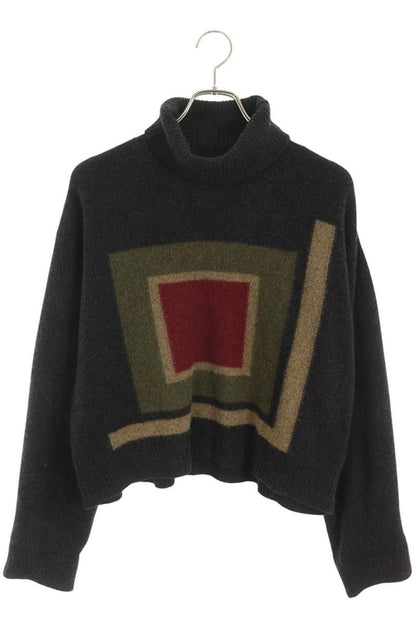 Dior Cropped Cashmere Knit Sweater 40
