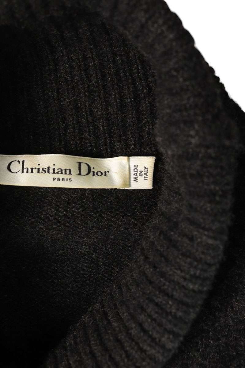 Dior Cropped Cashmere Knit Sweater 40 — view 3
