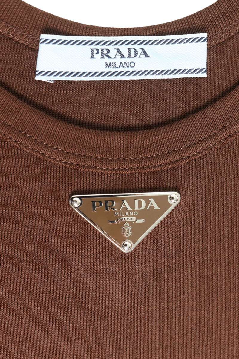 Prada Ribbed Knit Tank Top Sweater 40 — view 3