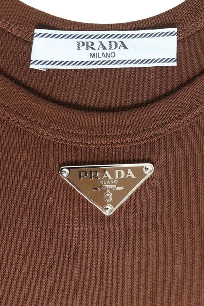 Prada Ribbed Knit Tank Top Sweater 40 — view 3