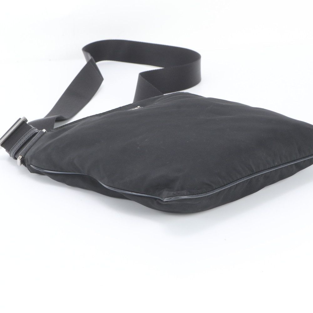 Prada Tessuto Nylon Triangle Logo Shoulder Bag Crossbody Messenger — view 5