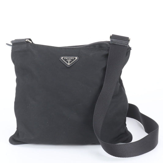 Prada Tessuto Nylon Triangle Logo Shoulder Bag Crossbody Messenger