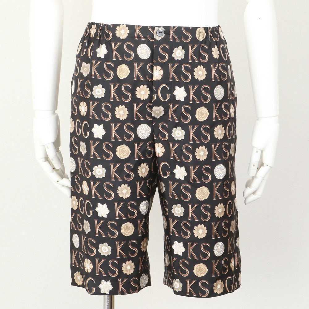 Gucci Ken Scott Collaboration Silk 100% All Over Print Shorts 44