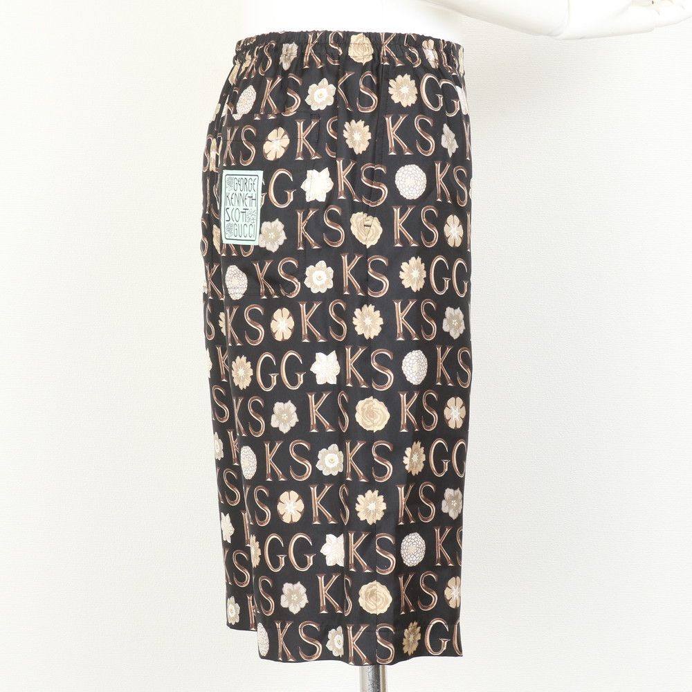 Gucci Ken Scott Collaboration Silk 100% All Over Print Shorts 44 — view 5