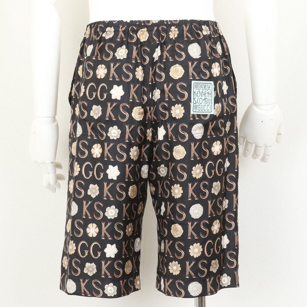 Gucci Ken Scott Collaboration Silk 100% All Over Print Shorts 44 — view 7