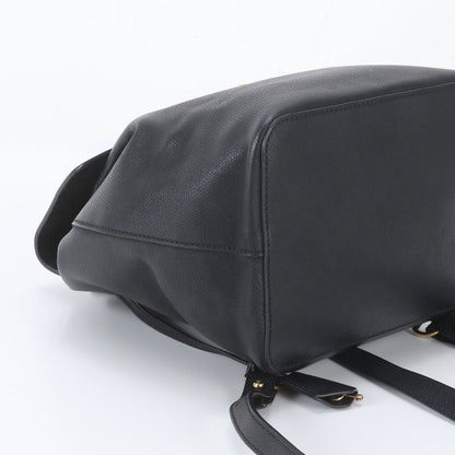 Fendi Is Backpack Leather Shoulder Bag Black — view 5