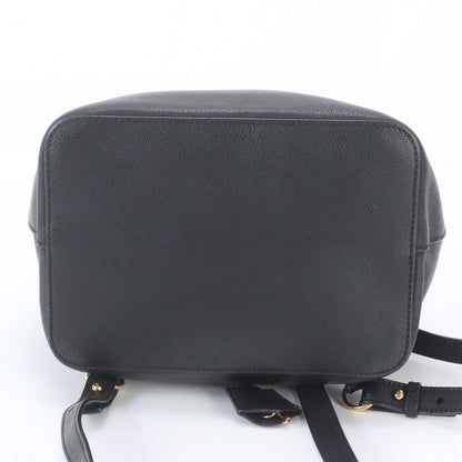 Fendi Is Backpack Leather Shoulder Bag Black — view 6