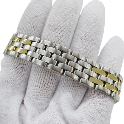 Cartier Clock Boys' Panthere MM Date Quartz Stainless SS Gold YG 2 — view 6