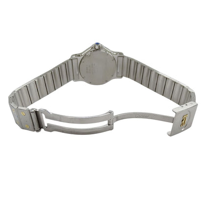 Cartier Watch Santos Octagon LM Date Quartz Stainless Steel Gold YG — view 4
