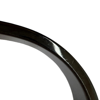 Hermes Clic Clac PM Metallic Black White So Bangle Bracelet — view 6