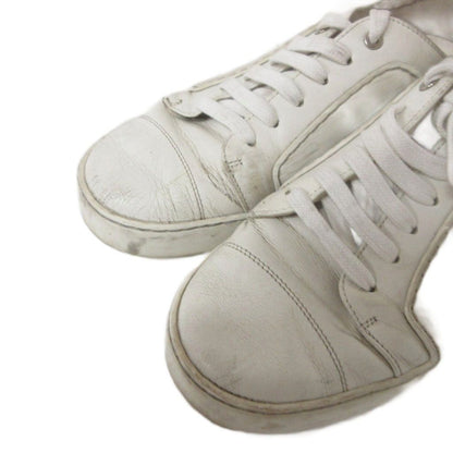 Chanel Sneakers Lace-up CC Logo Leather White — view 5