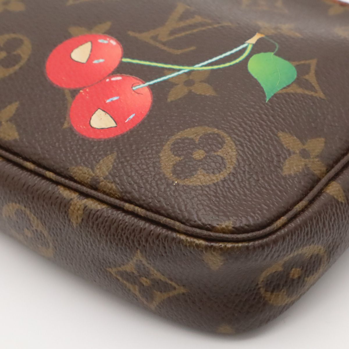 Louis Vuitton Monogram Cherry Pochette Accessoires Pouch Handbag Party — view 3