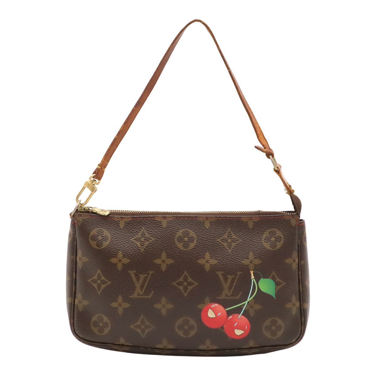 Louis Vuitton Monogram Cherry Pochette Accessoires Pouch Handbag Party