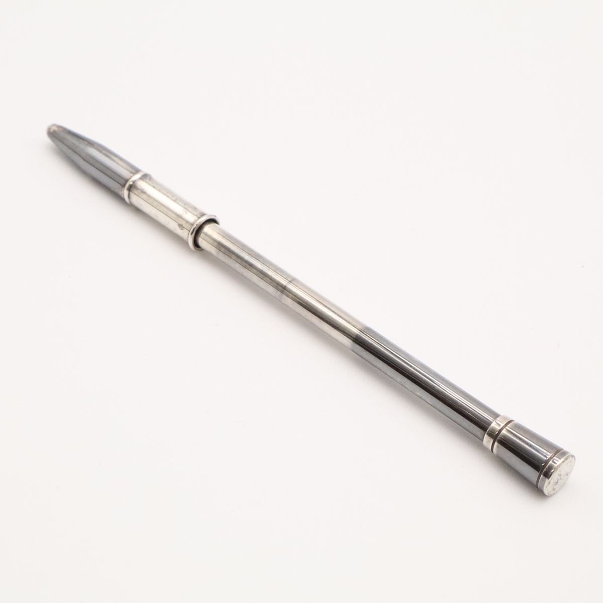 Hermes Agenda Gloves Trotter Cover Box Calf Leather Gray with Ballpoint Pen — view 6