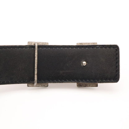 Hermes H Belt H Buckle Constance Reversible Togo Box Calf Brown Black Silver 80 — view 4