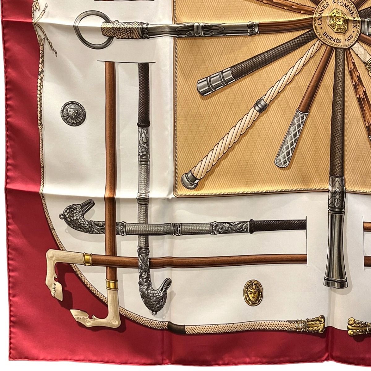 Hermes Carre 90 Cane and Decoration Scarf Silk — view 5