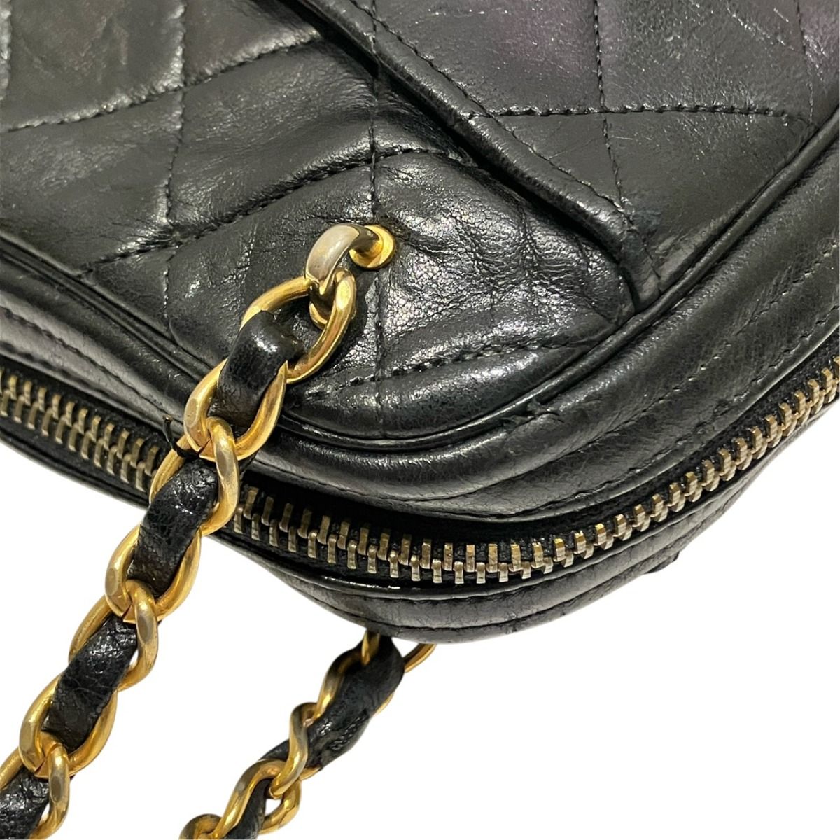 Chanel Quilted Shoulder Bag Lambskin — view 7