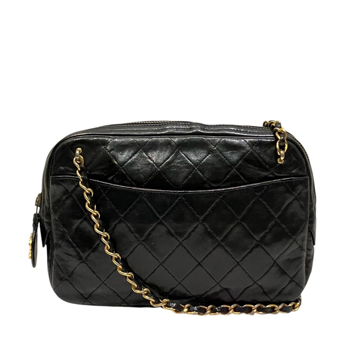 Chanel Quilted Shoulder Bag Lambskin