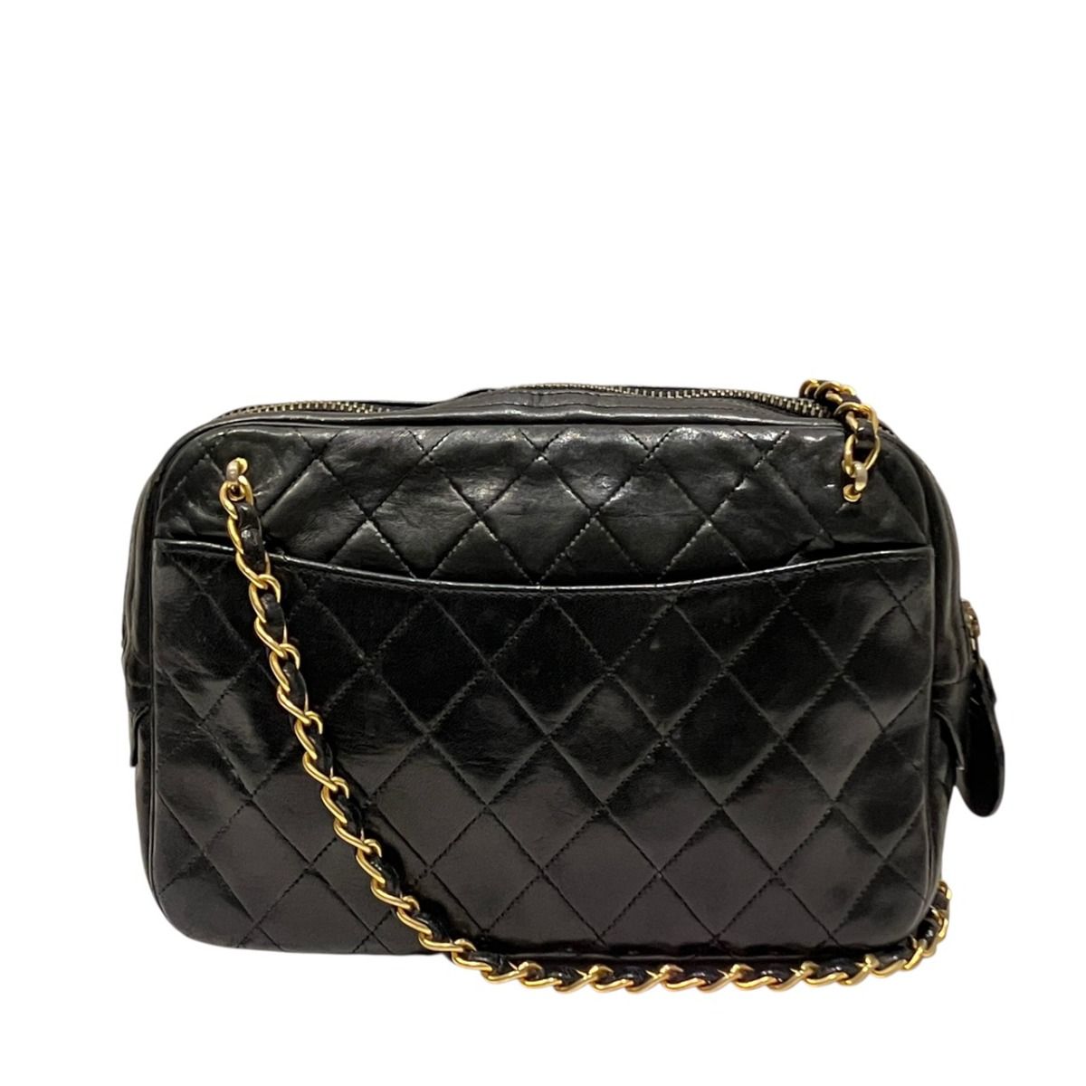 Chanel Quilted Shoulder Bag Lambskin — view 2