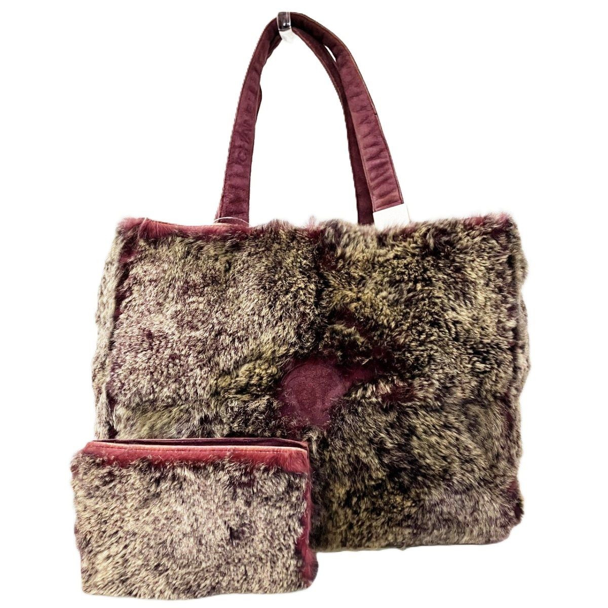 Chanel Rabbit Handbag Suede