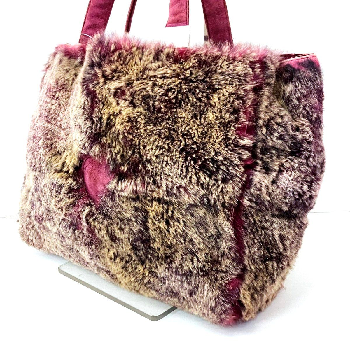 Chanel Rabbit Handbag Suede — view 7