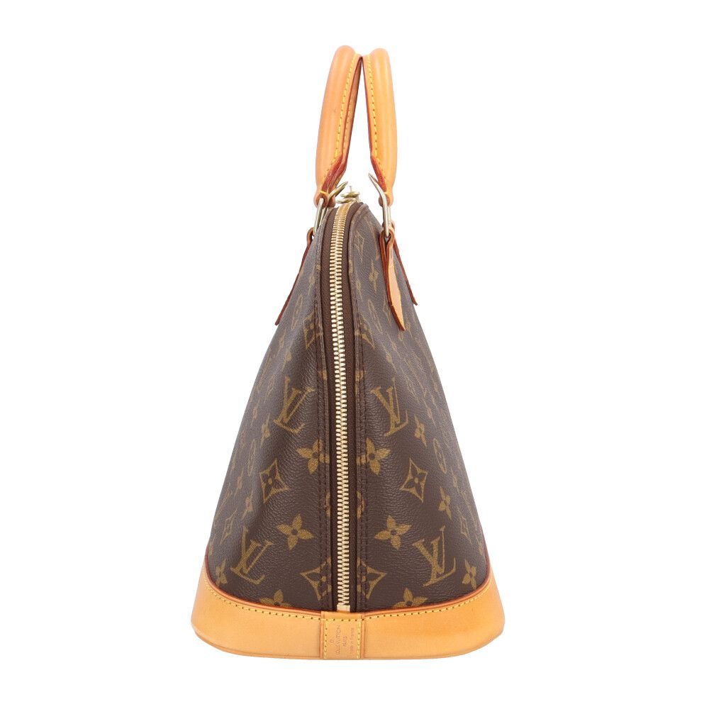 Louis Vuitton Alma PM Monogram Handbag Canvas Brown — view 4