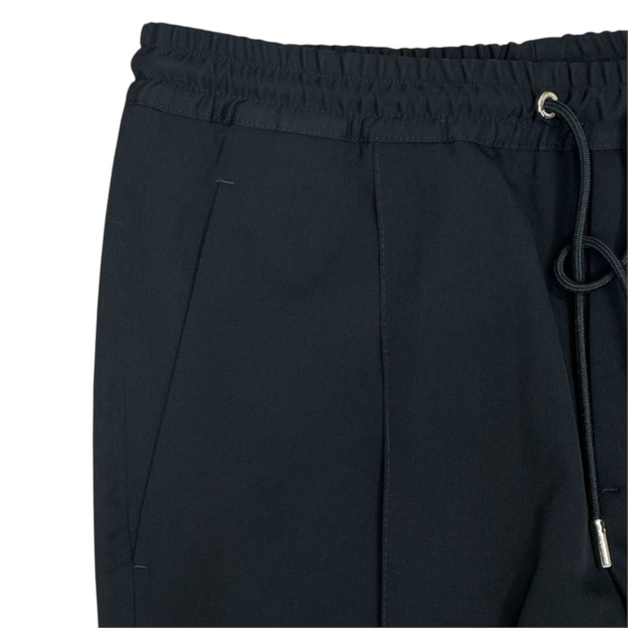 Dior Kaws Collaboration Jogger Pants Track Bee Embroidery Wool Rhinestone Black — view 2